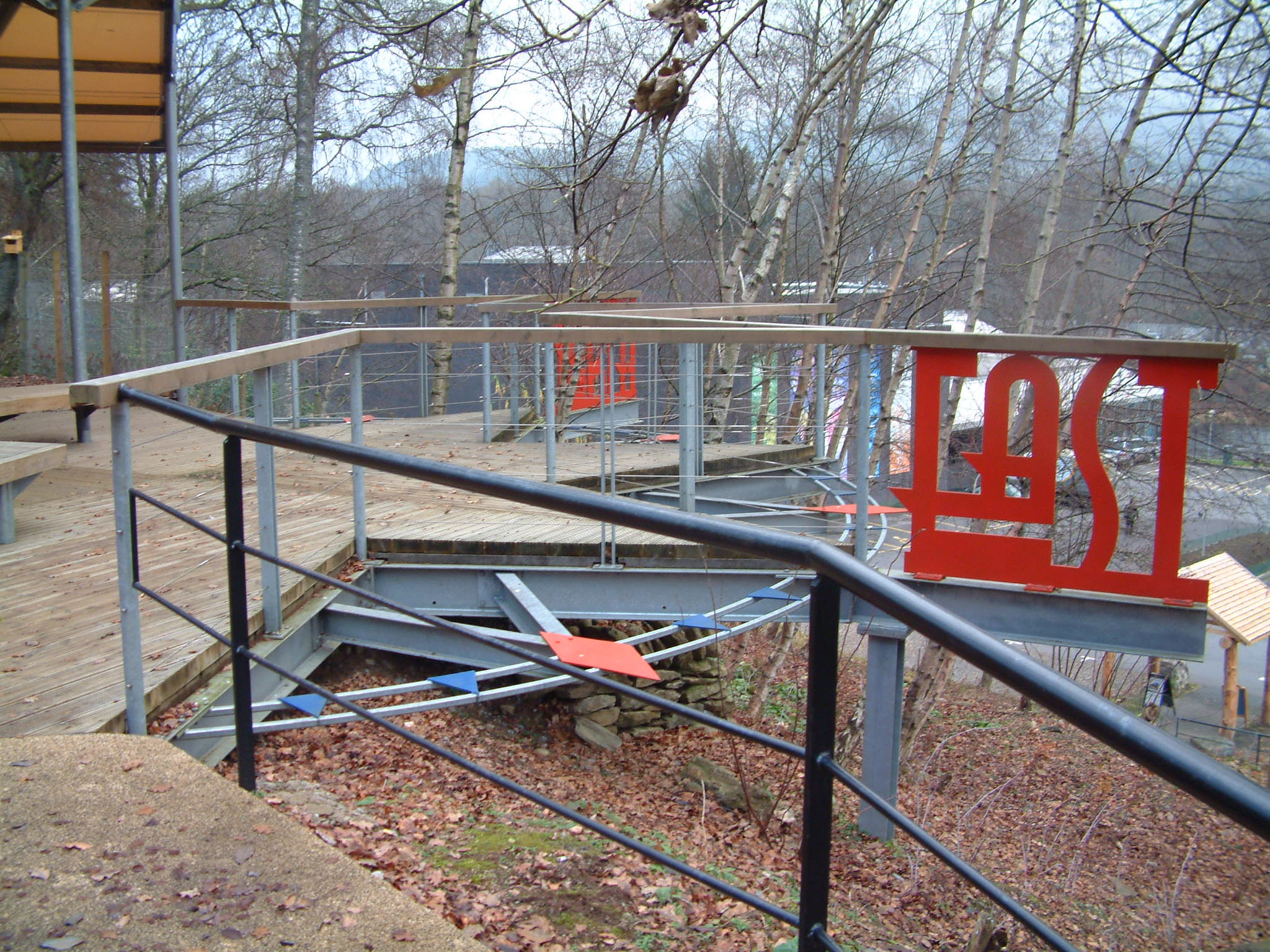 Pitlochry Festival Theatre; Cantilevering Decking and Canopy Structure